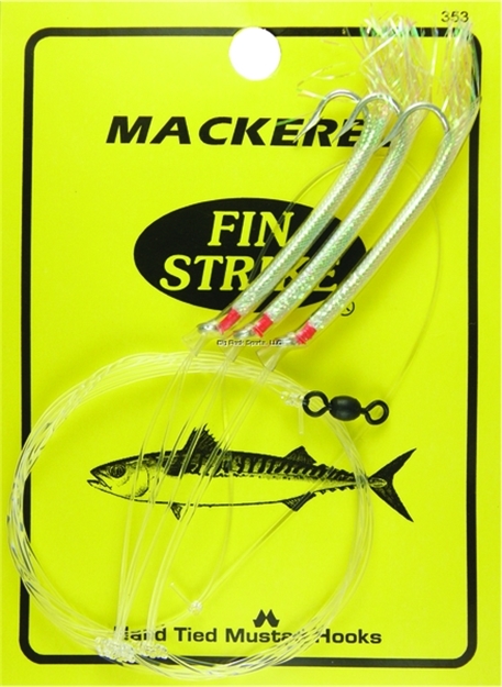 Picture of Fin Strike Mackerel Rigs Mylar Tubes Sil 3Pk