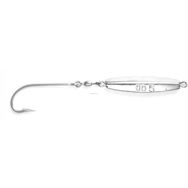 Picture of Fin Strike Smooth Chrome Diamond Jig, Single Hook, 1/2 OZ