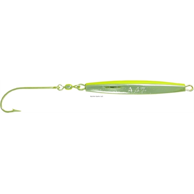Picture of Fin Strike Smooth Chrome Diamond Jig, Single Hook, 4 OZ