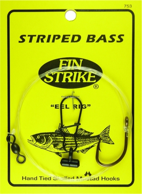 Picture of Fin Strike Striped Bass Rigs Special Live Eel W/Swivel & Sinker Slide