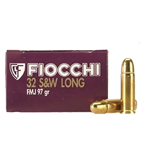 Picture of Fiocchi 32Swla Range Dynamics  32S&Wlong 97Gr Full Metal Jacket 50 Per Box/20 Case 762344000961 -