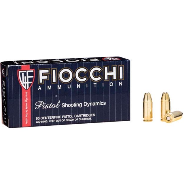 Picture of Fiocchi 9Apbhp Defense Dynamics  9Mmluger 124Gr Jacketed Hollow Point 50 Per Box/20 Case *Worn 762355861944 762344706443