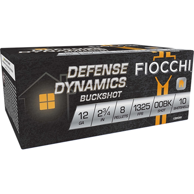 Picture of Fio Defense Dynamics 12Ga 2.75 8P Buck 10/25 12BK008 762344865522
