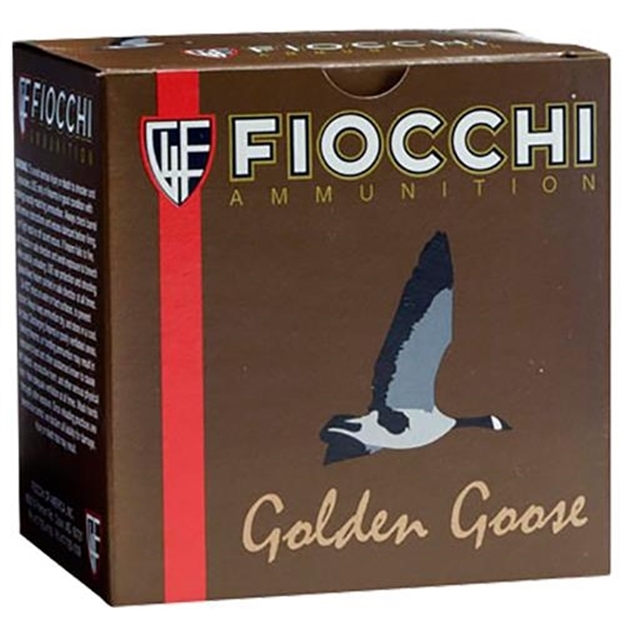Picture of  Fiocchi 1235Ggbb Golden Goose  12Gauge 3.50" 1 5/8Oz Bbshot 25 Per Box/10 Case