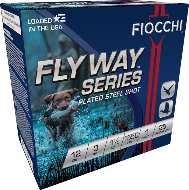 Picture of  Fiocchi 123St151 Flyway  12Gauge 3" 1 1/5Oz 1Shot 25 Per Box/10 Case 762344711065