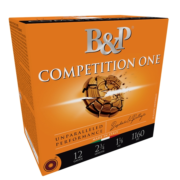 Picture of  B&P Ammunition 12B1cp9 Competition One  12Gauge 2.75" 1Oz 9Shot 25 Per Box/10 Case 878122004134
