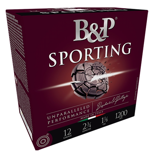 Picture of  B&P 12B1scl8 Sporting Clay  12Gauge 2.75" 1Oz 8Shot 25 Per Box/10 Case 878122004400