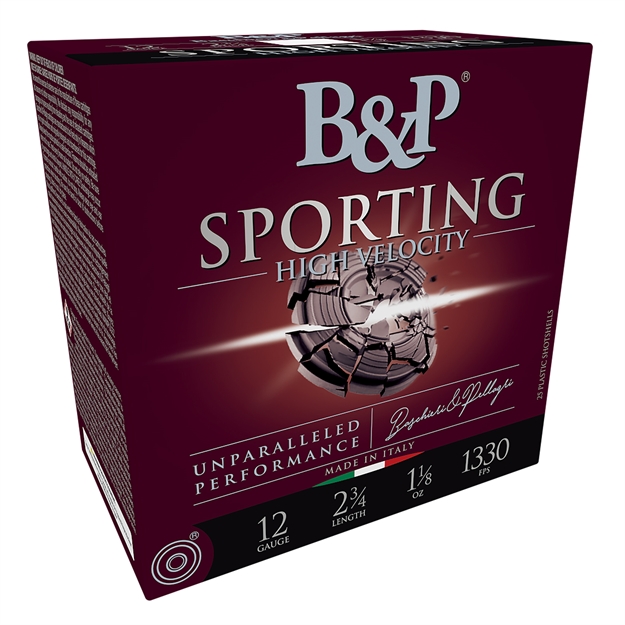 Picture of B&P 12B8sh75 Sporting Clay  12Gauge 2.75" 1 1/8Oz 7.5Shot 25 Per Box/10 Case 430102144 878122004523