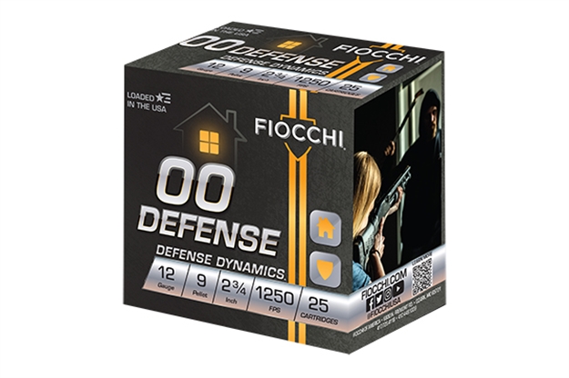 Picture of Fiocchi 12Ex00bk Defense Limited Special Run 12 Gauge 2.75" 9 Pellets 00 Buck Shot 250 Rounds