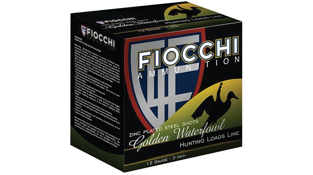 Picture of  Fiocchi 123Sgw3 Golden Waterfowl  12Gauge 3" 1 1/4Oz 3Shot 25 Per Box/10 Case