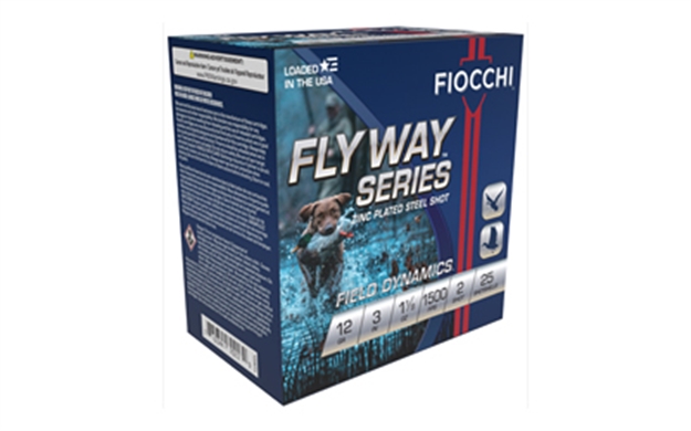 Picture of Fiocchi Shotshell 12 Ga, 3 In, No. 2, 1-1/8Oz, Max Dr, 1500 Fps, 25 Rnd Per Box 123ST2 762344702186