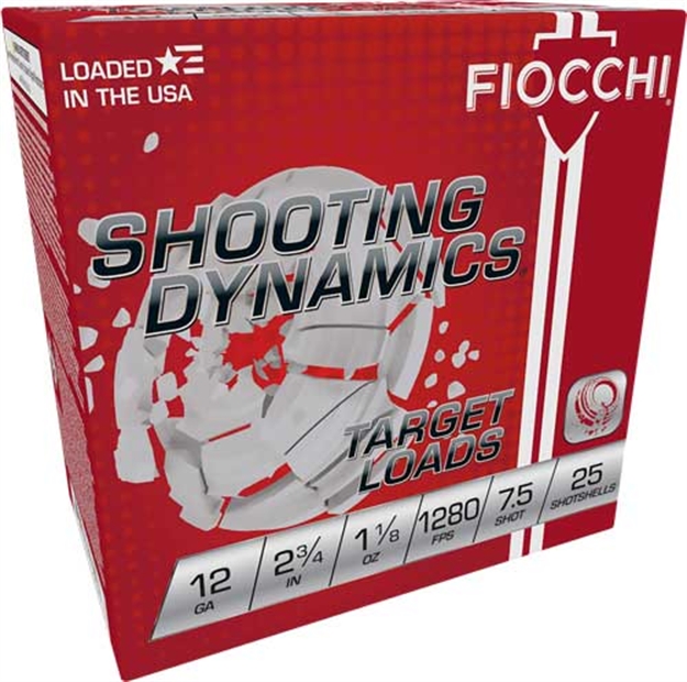Picture of Fiocchi 12Ga 2.75" 1-1/8Oz #7.5 1280Fps 250Rd Case Lot 12SDHV75 762344865386