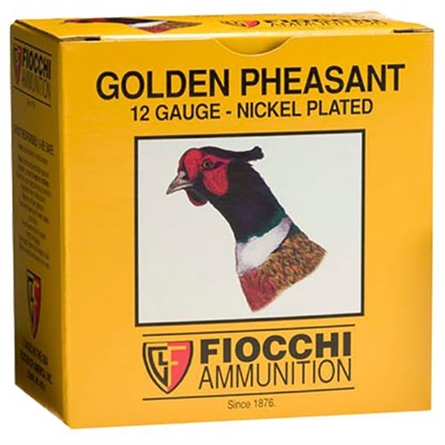 Picture of  Fiocchi 12Gp4 Golden Pheasant Extrema 12Gauge 2.75" 1 3/8Oz 4Shot 25 Per Box/10 Case 762344701844
