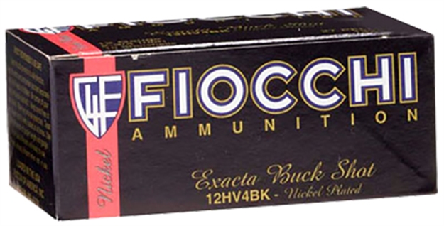 Picture of  Fiocchi 12Hv4bk Field Dynamics High Velocity 12Gauge 2.75" 27Pellets 4Buck Shot 10 Per Box/25 Case