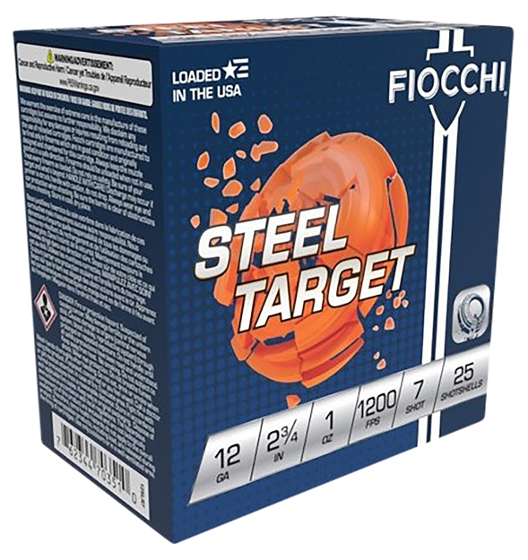 Picture of  Fiocchi 12Slr7 Steel Target  12Gauge 2.75" 1Oz 7Shot 25 Per Box/10 Case 762344703510