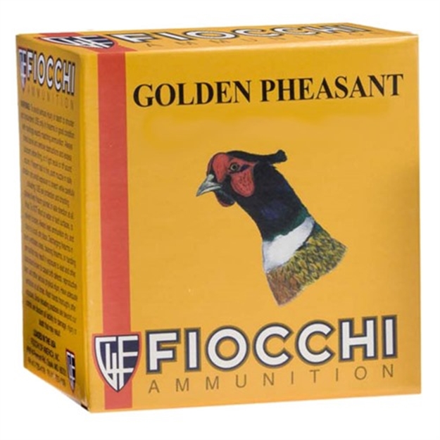 Picture of Fiocchi 203Gp75 Golden Pheasant Nickel-Plated 20 GA 3" 1-1/4 OZ 7.5 Shot 25 Bx/10Cs