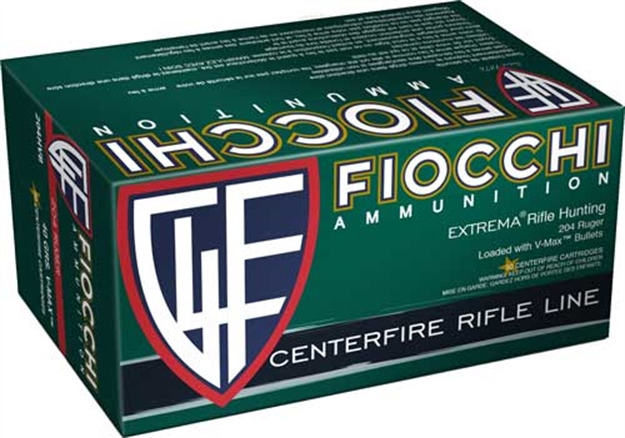 Picture of Fiocchi 204Hvb Field Dynamics  204Ruger 40Gr Hornady V Max 50 Per Box/20 Case 762344707389