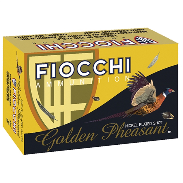 Picture of Fiocchi Golden Pheasant Shotshell 20 Ga, 2-3/4 In, No. 6, 1Oz, 2.88 Dr, 1245 Fps, 25 Rnd Per Box 20GP6