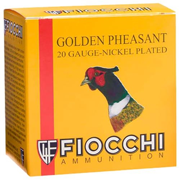 Picture of Fiocchi Golden Pheasant Shotshell 20 Ga, 2-3/4 In, No. 5, 1Oz, 1245 Fps, 25 Rnd Per Box 20GP5