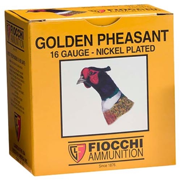 Picture of  Fiocchi 20Gp75 Golden Pheasant Extrema 20Gauge 2.75" 1Oz 7.5Shot 25 Per Box/10 Case