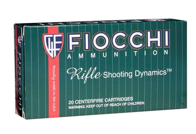 Picture of Fiocchi .22-250 Rem 55Gr Pointed Soft Point Ammo- Box OF 20