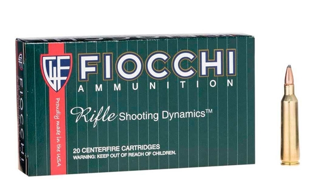 Picture of Fiocchi .22-250 Rem 55Gr V-Max Boat Tail Ammo -Â Box OF 20Â