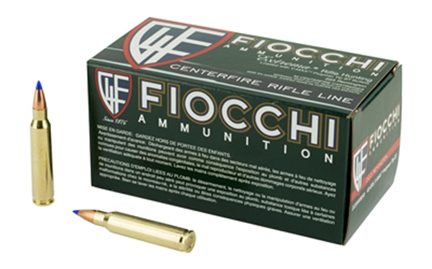 Picture of Fiocchi Extrema Hunting Rifle Ammo 223 Rem, V-Max, 40 Grains, 3650 Fps, 50, Boxed 762344706597