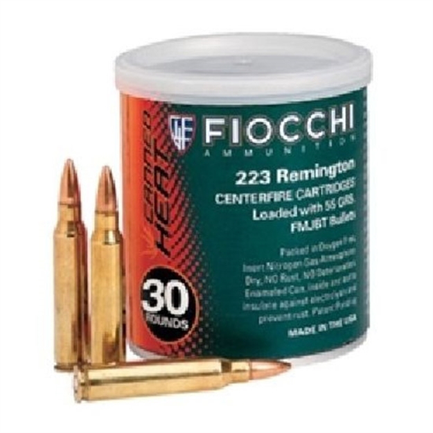 Picture of Fiocchi 223Rem 62Gr Fmj Can Heat Non Tracer 30/