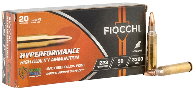 Picture of  Fiocchi 223Vg20 Hyperformance  223Rem 50Gr 20 Per Box/10 Case 762344713717