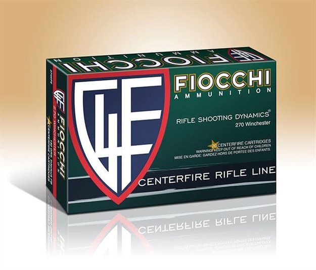 Picture of Fiocchi .270 Win Rifle Shooting Dynamic Interlock FB Psp 150Gr Ammo - Box OF 20