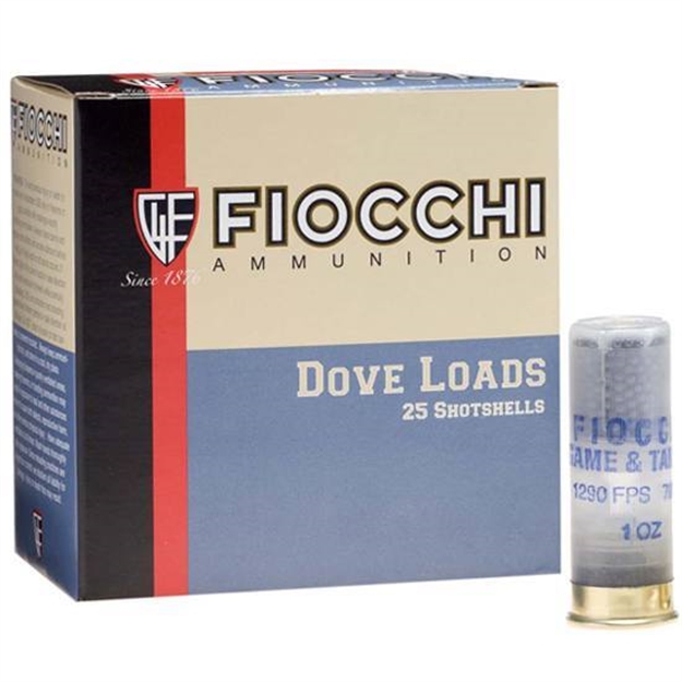 Picture of Fiocchi Game & Target Shotshell 28 Ga, 2-3/4 In, No. 8, 3/4Oz, 1200 Fps, 25 Rnd Per Box 28GT8