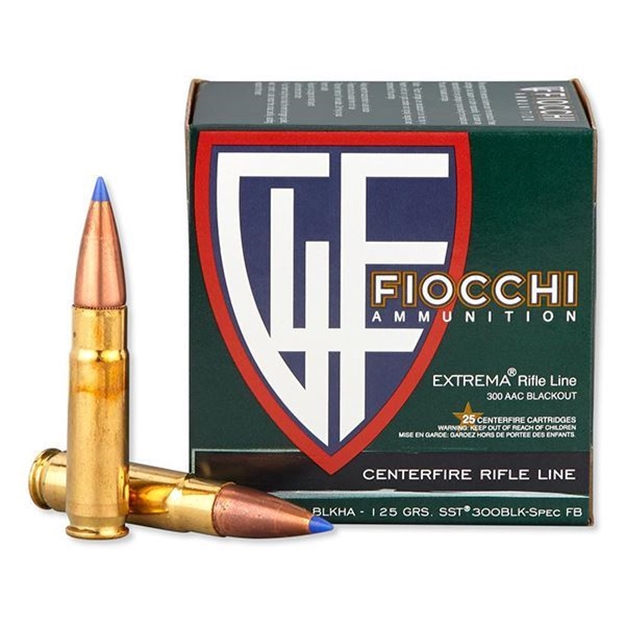 Picture of Fiocchi 300 Blackout 125Gr Sst 2200Fps Ammo -  Box OF 20