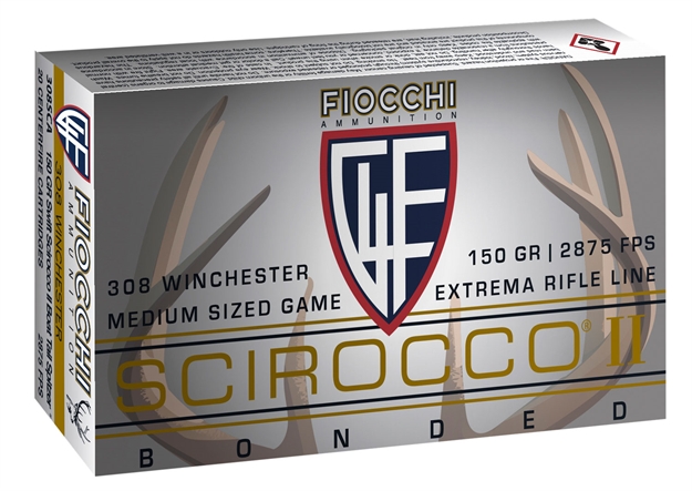 Picture of  Fiocchi 308Sca Hyperformance  308Win 150Gr Swift Scirocco II Bonded 20 Per Box/10 Case