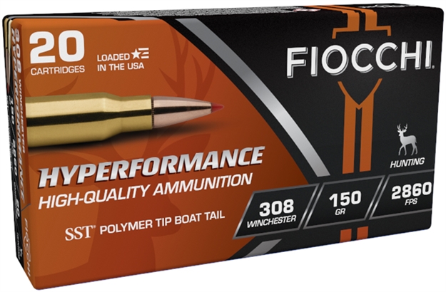 Picture of Fiocchi 308Hsa Hyperformance  308Win 150Gr Super Shock Tip 20 Per Box/10 Case 762344704289
