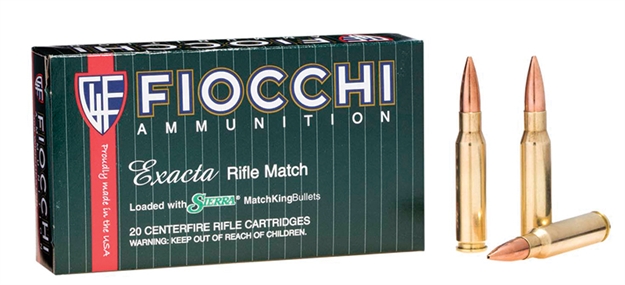 Picture of  Fiocchi 308Mkb Hyperformance Compete 308Win 168Gr Sierra Matchking Bthp 20 Per Box/10 Case