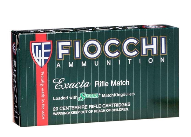 Picture of Fiocchi 308 Win 165 Grain Extrema Sierra Gameking Bthp Boat Tail Hollow Point 2745 Fps Box OF 20
