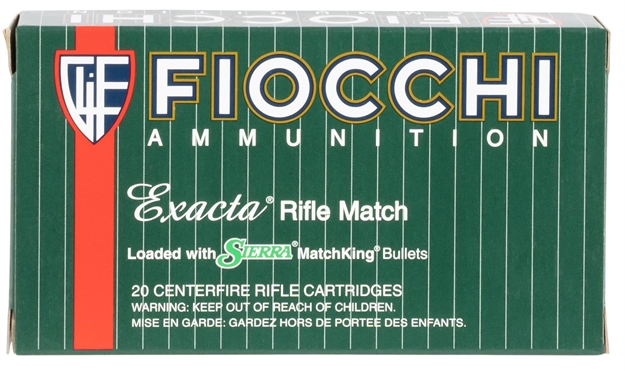 Picture of Fiocchi 308Mkc Exacta 308 Winchester Sierra Matchking Bthp 180 GR 20Bx/10Cs