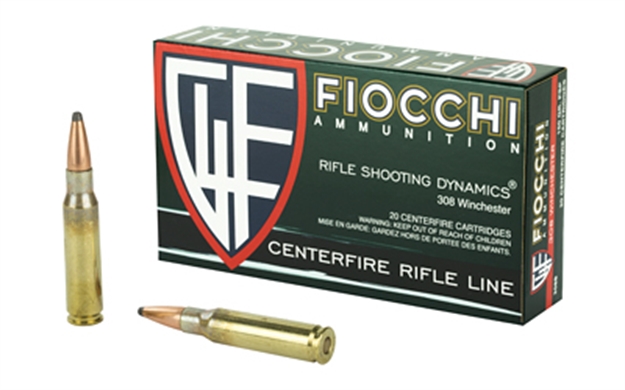 Picture of  Fiocchi 308B Field Dynamics  308Win 150Gr Pointed Soft Point 20 Per Box/10 Case