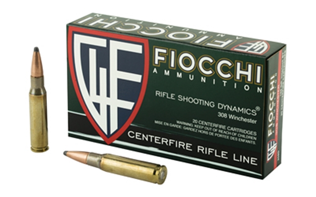 Picture of Fiocchi 308D Field Dynamics  308Win 165Gr Pointed Soft Point 20 Per Box/10 Case 762344710358
