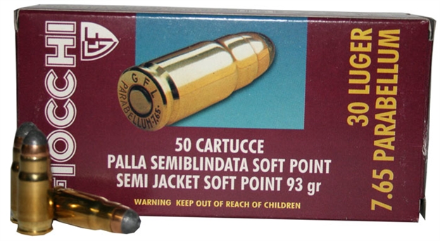 Picture of  Fiocchi 765B Heritage  7.65X21mmparabellum 93Gr Semi Jacketed Soft Point 50 Per Box/20 Case 762344001555