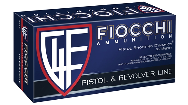 Picture of  Fiocchi 357F Range Dynamics  357Mag 142Gr Full Metal Jacket Truncated Cone 50 Per Box/20 Case