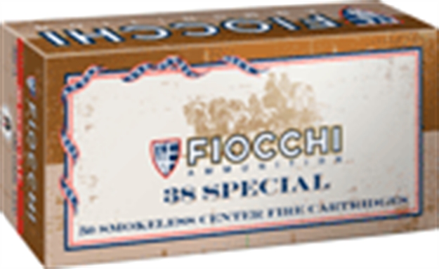 Picture of  Fiocchi 38Ca Cowboy Action  38Special 158Gr Lead Flat Point 50 Per Box/10 Case