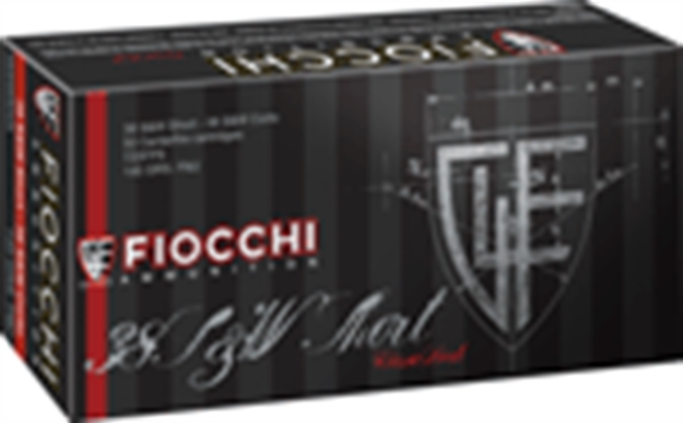 Picture of Fiocchi 38Swsha Heritage  38S&Wshort 145Gr Full Metal Jacket 50 Per Box/20 Case 762344000985 -