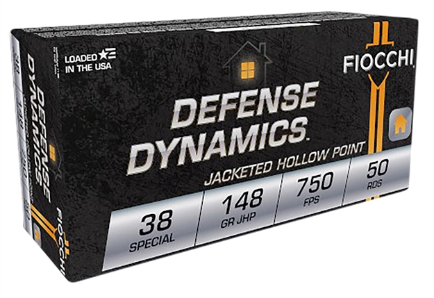 Picture of Fiocchi 38E Defense Dynamics  38Special 148Gr Jacketed Hollow Point 50 Per Box/20 Case 762344701219