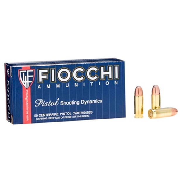Picture of Fiocchi 38Sa Range Dynamics  38Super 129Gr Full Metal Jacket 50 Per Box/20 Case 762344001791 -