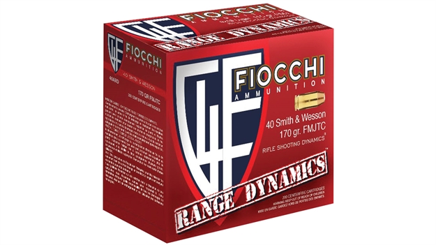 Picture of  Fiocchi 40Ard100 Range Dynamics  40S&W 170Gr Full Metal Jacket Truncated Cone 100 Per Box/10 Case *Range Pack