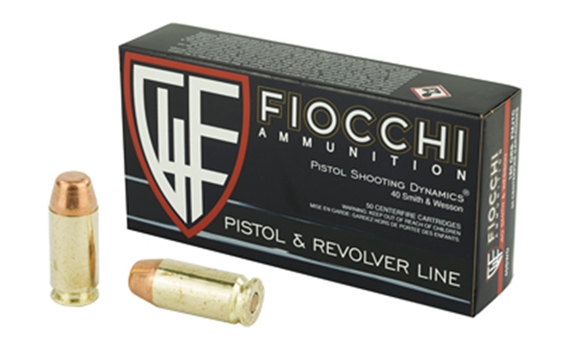 Picture of Fiocchi 40Swd Range Dynamics  40 S&W 180 GR Full Metal Jacket Truncated Cone 50 Per Box 20 CS 762344701271 -