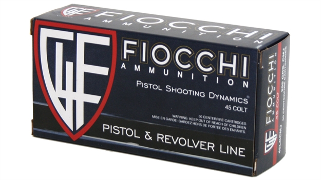 Picture of  Fiocchi 45Lccmj Range Dynamics  45Colt 225Gr Complete Metal Jacket 50 Per Box/10 Case