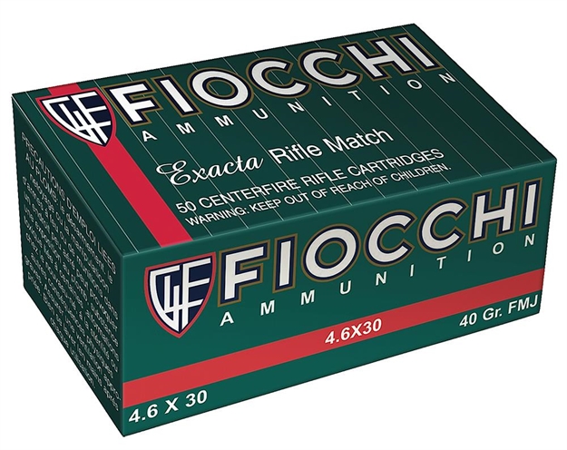 Picture of  Fiocchi 46Exa Range Dynamics  4.6X30mmh&K 40Gr Full Metal Jacket 50 Per Box/20 Case