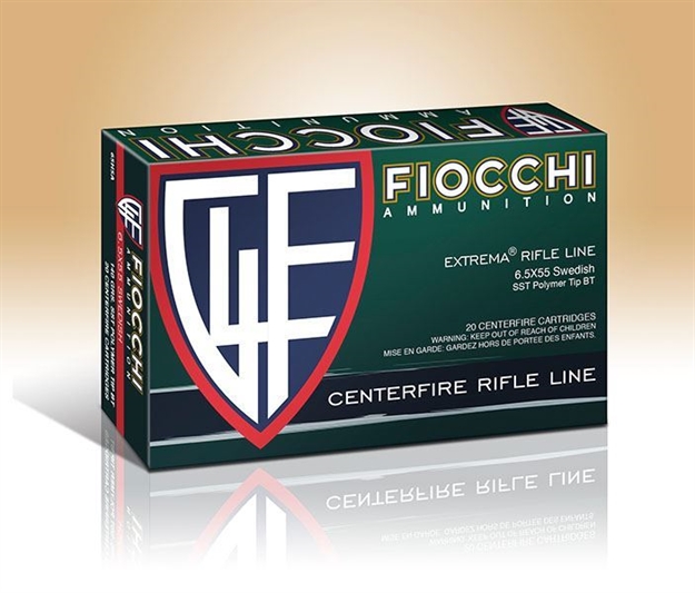 Picture of Fiocchi 6.5X55 Swedish 142Gr Hpbt Ammo - Box OF 20